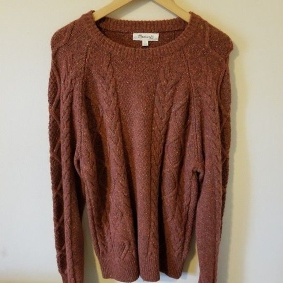 Madewell Donegal Cableknit Fisherman Jumper Sweater - Picture 3 of 14